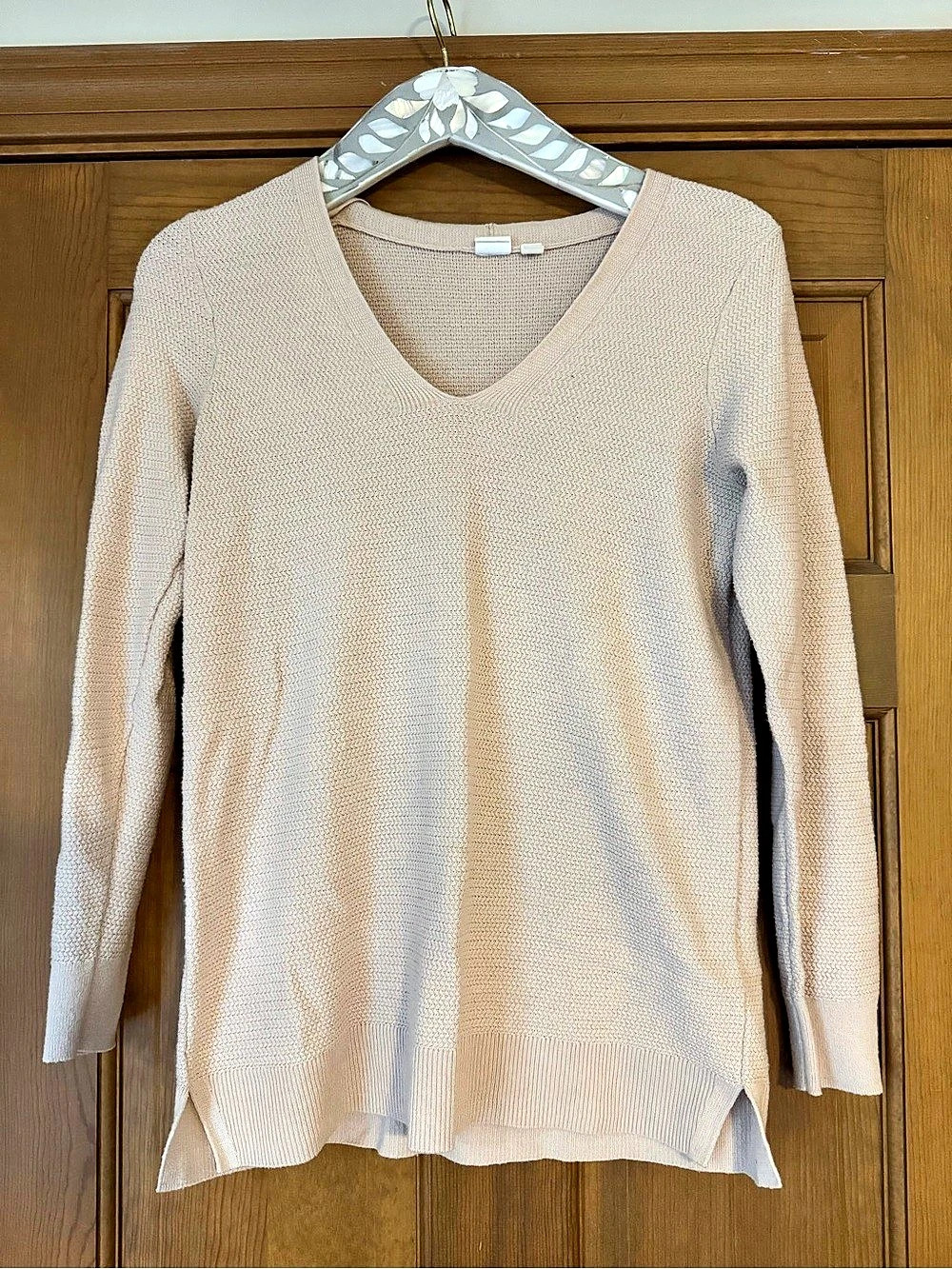 Gap Pale Pink V-Neck Sweater